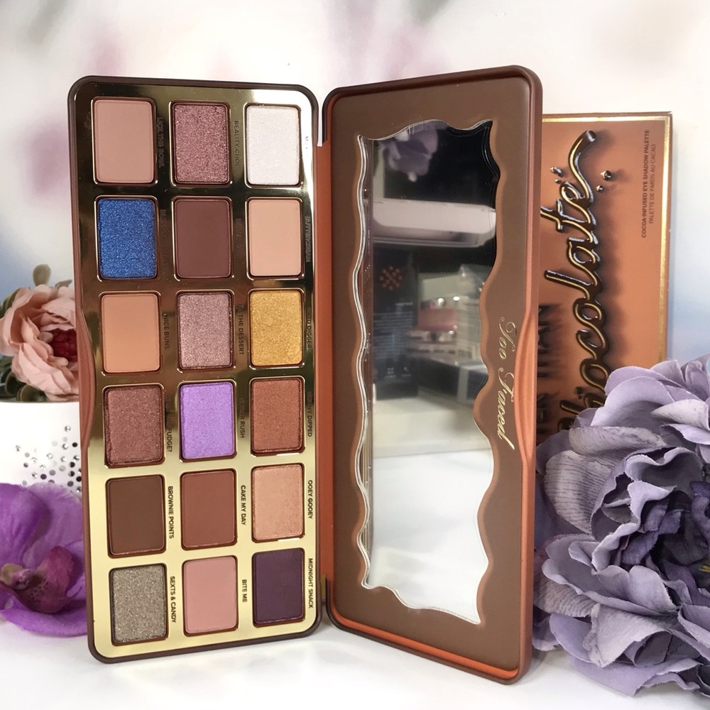 Too Faced Better Than Chocolate Eyeshadow Palette Tin Compact *Brand NEW in Box!